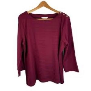 XXL Liz Claiborne Light weight Long Sleeve Top